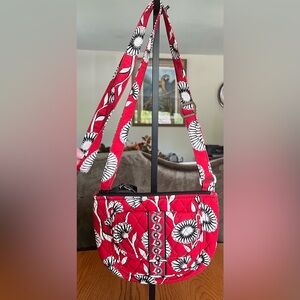 Vera Bradley Deco Daisy Floral Boho Crossbody Small/Medium Handbag RETIRED